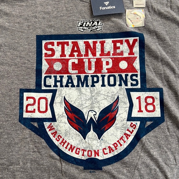 Women's 2018 NHL Stanley Cup Finals Washington Capitals Hockey Shirt - Picture 3 of 3